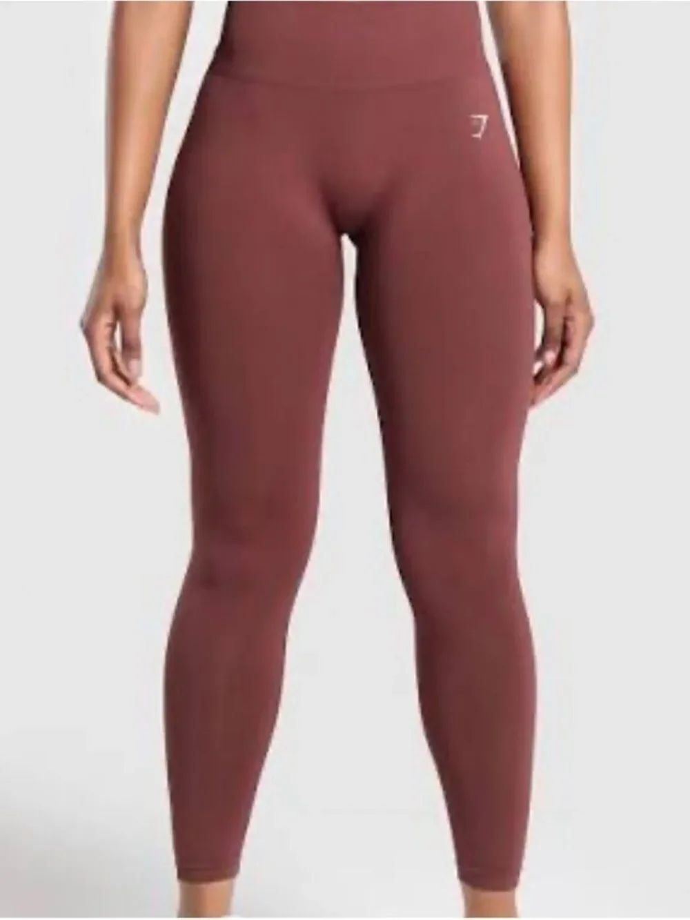 Gymshark Seamless Burgundy/Brown Leggings Women’s Size M